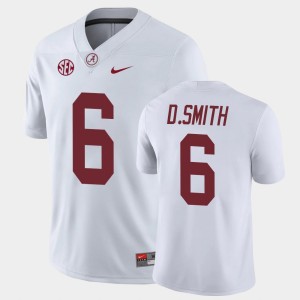 Men's DeVonta Smith White Alabama Crimson Tide #6 Game College Football Jerseys 732626-708