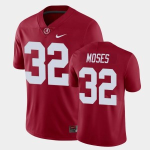 Men's Dylan Moses Crimson Alabama Crimson Tide #32 Limited University Jerseys 797614-404