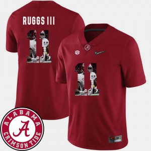 Men's Henry Ruggs III Crimson Alabama Crimson Tide #11 Pictorial Fashion Football Jersey 853820-418