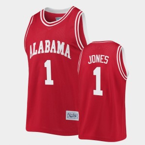 Men's Herbert Jones Crimson Alabama Crimson Tide #1 Commemorative Basketball Classic Jerseys 993775-750