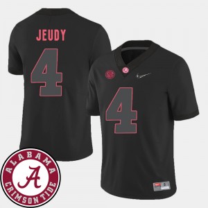 Men's Jerry Jeudy Black Alabama Crimson Tide #4 College Football 2018 SEC Patch Jerseys 869219-533