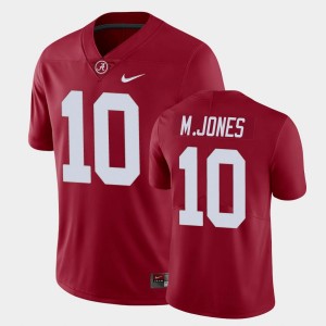 Men's Mac Jones Crimson Alabama Crimson Tide #10 Limited Player Jerseys 854624-221