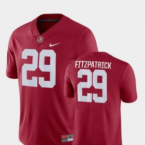 Men's Minkah Fitzpatrick Crimson Alabama Crimson Tide #29 Game College Football Jerseys 596911-361