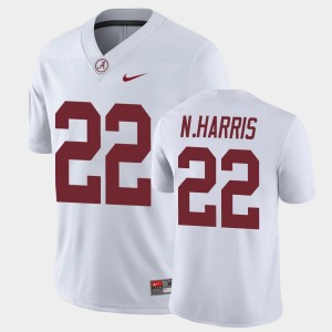 Men's Najee Harris White Alabama Crimson Tide #22 College Football Game Jerseys 394856-439
