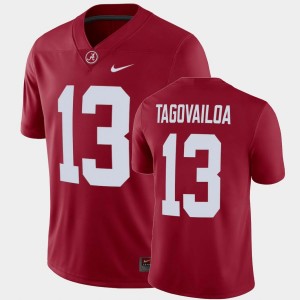 Men's Tua Tagovailoa Crimson Alabama Crimson Tide #13 Alumni Player Jersey 270609-619