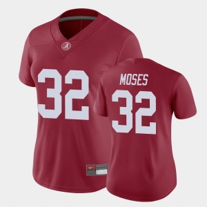 Women's Dylan Moses Crimson Alabama Crimson Tide #32 Game 2025-26 Jerseys 615217-892