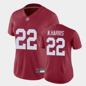 Women's Najee Harris Crimson Alabama Crimson Tide #22 Game Alumni Jersey 976544-319