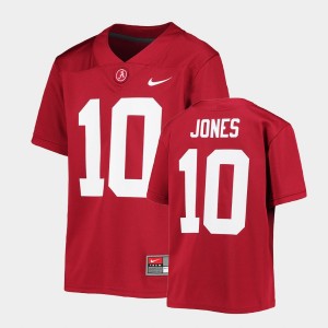 Youth Mac Jones Crimson Alabama Crimson Tide #10 College Football Alumni Jerseys 533001-530